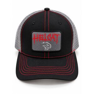 NWT Dodge Hellcat Patch Mesh Snapback Trucker Hat Black Red